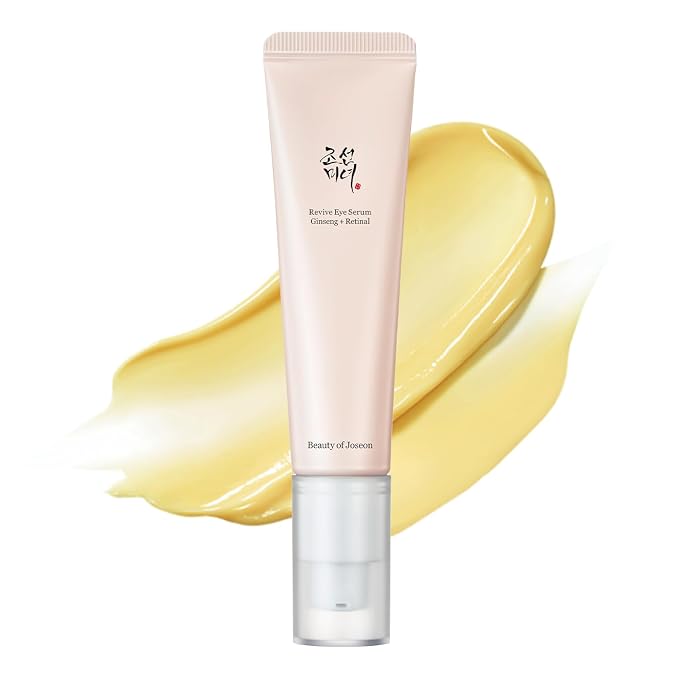 Beauty of Joseon Revive Eye Serum with Retinal Niacinamide Correction for Puffy Eye Bags Fine Lines Dark Circles Wrinkles, Korean Skin Care 30ml, 1.01 fl.oz Open Heaven Beauty