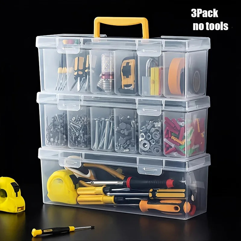 Transparent Tool Organizer Box