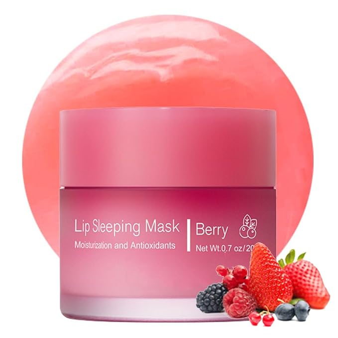 Sleeping lip mask, Nourish & Hydrate Lip Mask With Vitamin C, Antioxidants, Lip Balm, Lip Skin Care, Improve Lip Color, Reduce Lip Lines Open Heaven Beauty