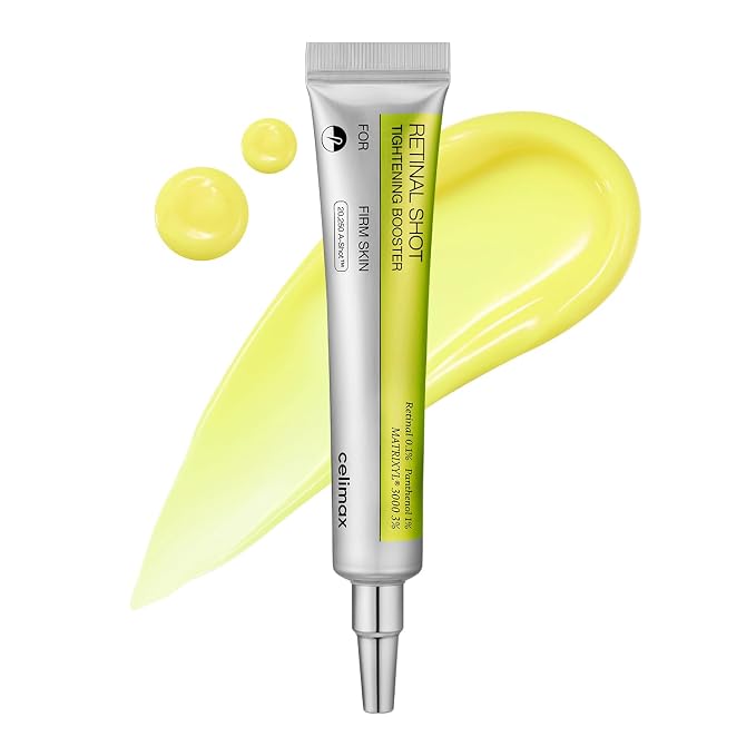 celimax The Vita A Retinal Shot Tightening Booster (0.51 fl.oz) | 0.1% Retinal, 3% Matryxyl, High-Strength Retinoid, Anti Aging, Pore Minimizer, Fine Lines, Skin Firming, Korean Skin Care Open Heaven Beauty