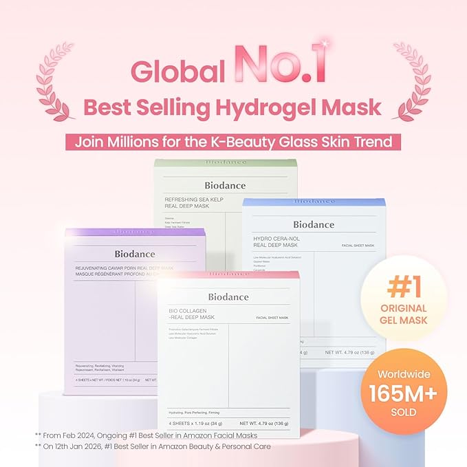 BIODANCE Bio-Collagen Real Deep Mask, Pack Of 4 Open Heaven Beauty