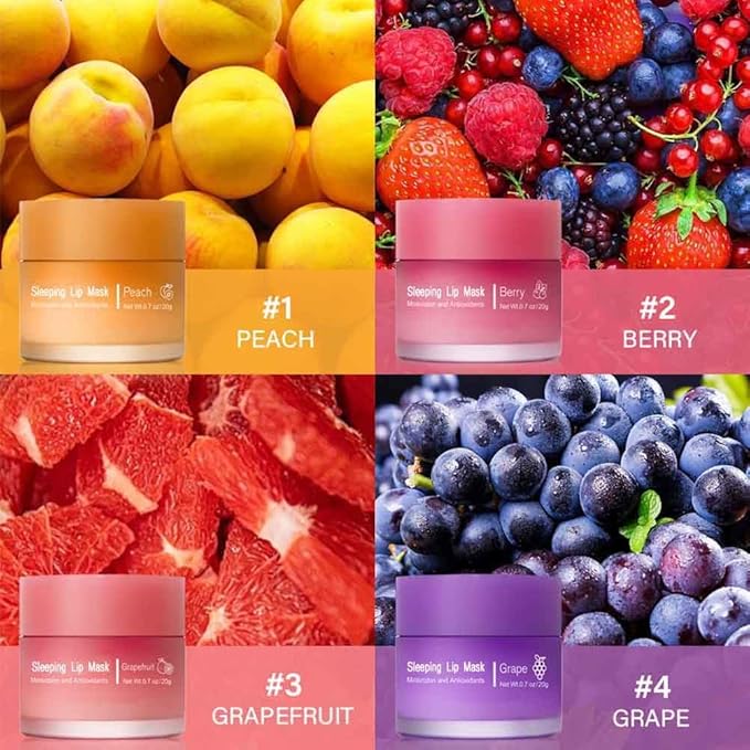 Sleeping lip mask, Nourish & Hydrate Lip Mask With Vitamin C, Antioxidants, Lip Balm, Lip Skin Care, Improve Lip Color, Reduce Lip Lines Open Heaven Beauty