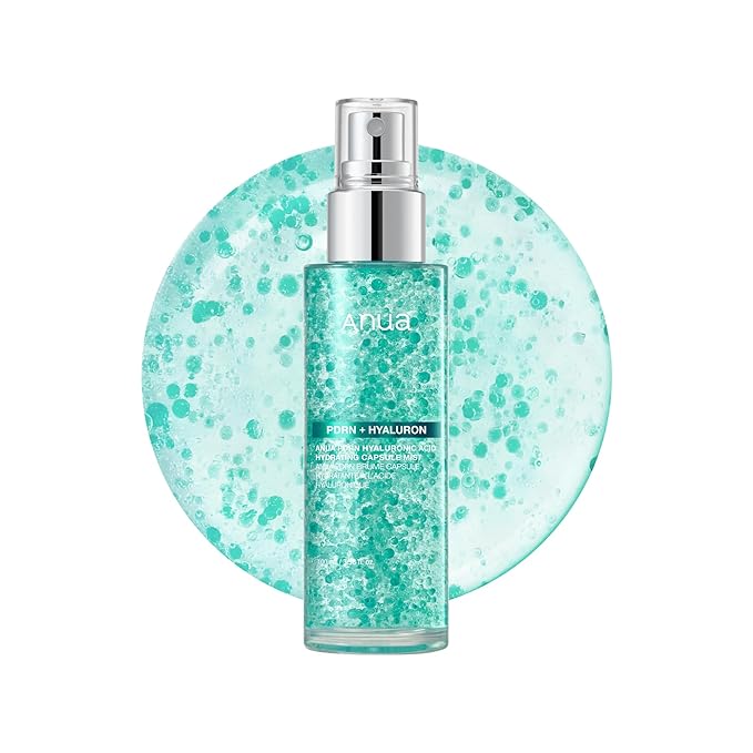 Anua PDRN Collagen Glow Facial Serum Spray, 3.38 fl oz | Hydrating Face Mist, Hyaluronic Acid, dewy glass finish, All Skin Types, Instant Plumping, Firming Care, Korean Skincare My Store