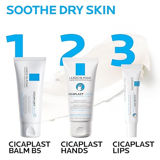 La Roche-Posay Cicaplast Lip Balm B5, Hydrating Lip Treatment, Shea Butter | Lip repair treatment for dry, cracked lips. Moisturizes, repairs & protects. Fragrance free with shea butter. Open Heaven Beauty