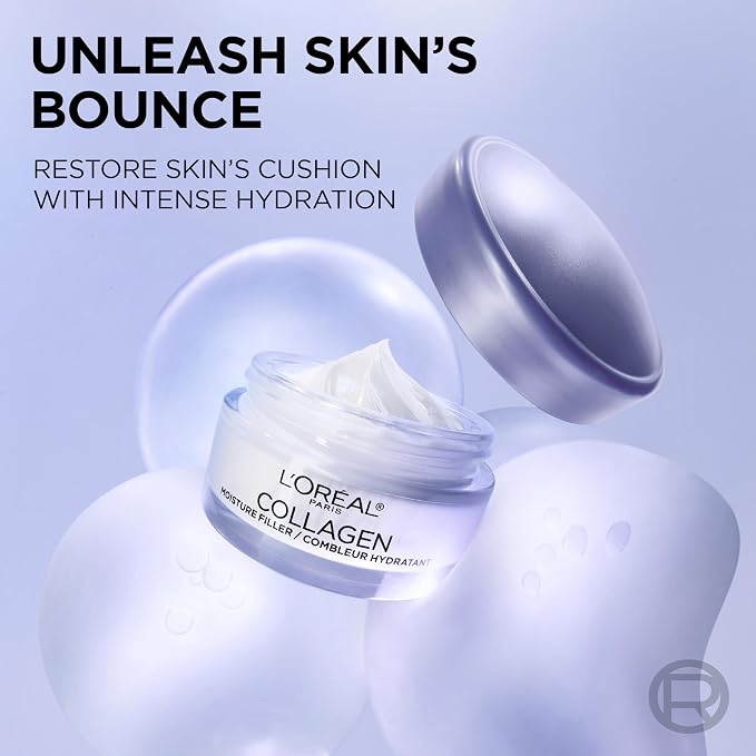 L’Oreal Paris Collagen Daily Face Moisturizer, Anti Aging Face Cream to Reduce Wrinkles and Provide Intense Hydration, 1.7 oz Open Heaven Beauty