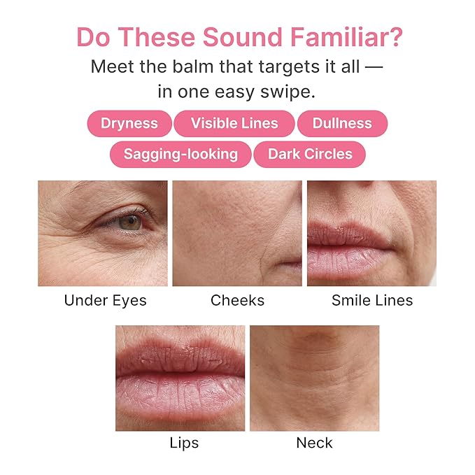 medicube PDRN Pink Collagen Volume Multi Balm Stick - Face & Body Balm | Volufiline, PDRN, NAD, Collagen - Under-Eyes, Neck, Forehead, Smile Lines, Lips, Plumping & Radiance for Line Care, K-Beauty Open Heaven Beauty