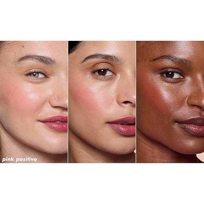 e.l.f. Sheer For It Blush Tint, Pink Positive | Multi-Use, Long-Lasting Lip & Cheek Makeup, Creates A Natural Flush Finish, Vegan & Cruelty-Free Open Heaven Beauty