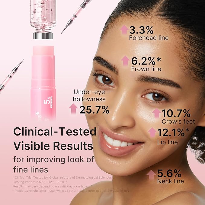 medicube PDRN Pink Collagen Volume Multi Balm Stick - Face & Body Balm | Volufiline, PDRN, NAD, Collagen - Under-Eyes, Neck, Forehead, Smile Lines, Lips, Plumping & Radiance for Line Care, K-Beauty Open Heaven Beauty