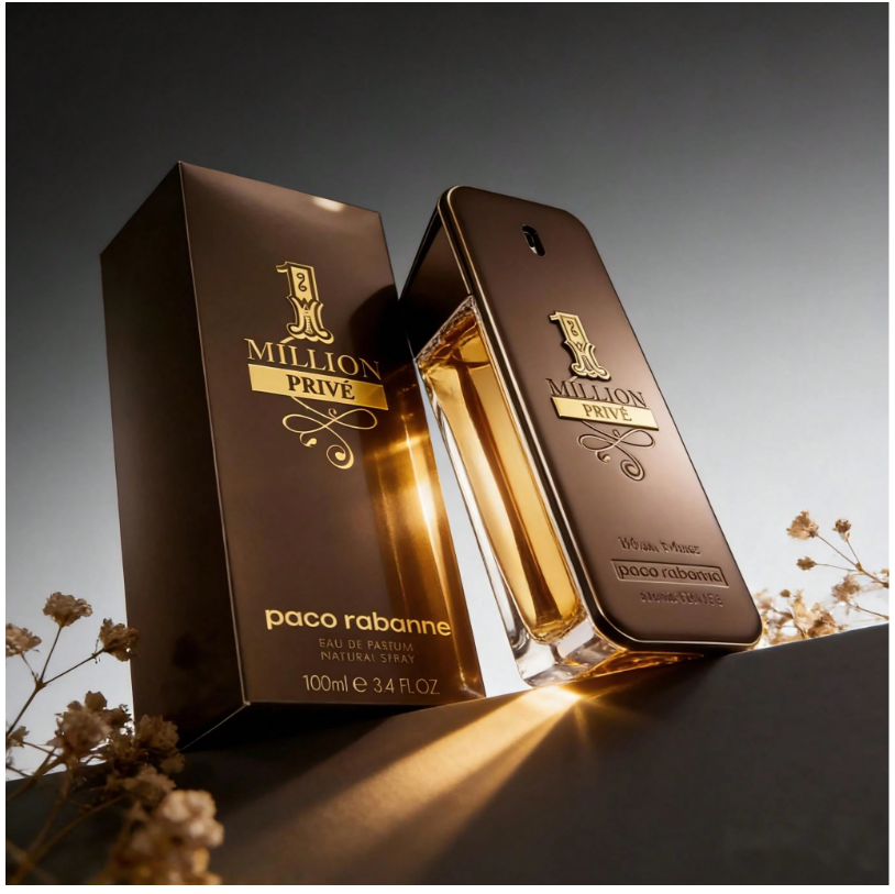 Paco Rabanne 1 Million Privé Eau de Parfum 100ml (3.4 oz) for Men – Rich Spicy Woody Fragrance Open Heaven Beauty