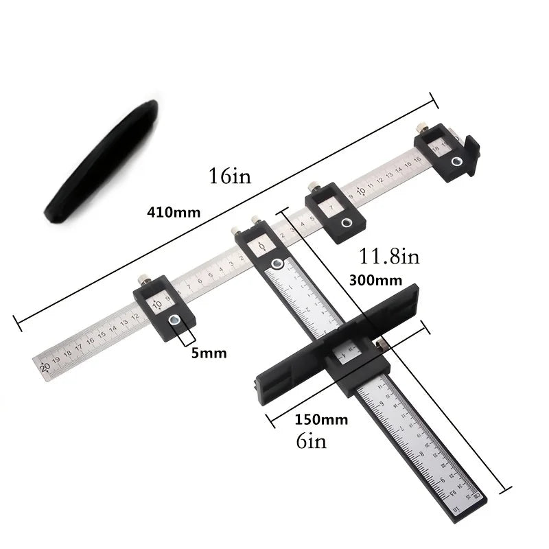 Cabinet Hardware Installation Jig