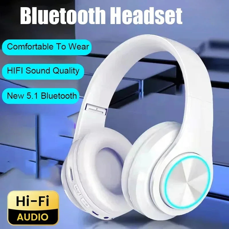 RGB Bluetooth Over-Ear Headphones