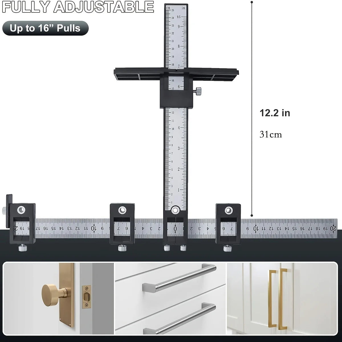 Cabinet Hardware Installation Jig