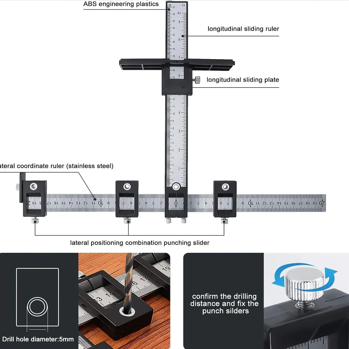 Cabinet Hardware Installation Jig