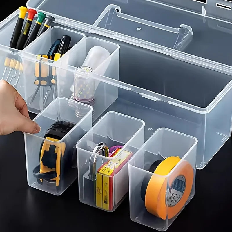 Transparent Tool Organizer Box