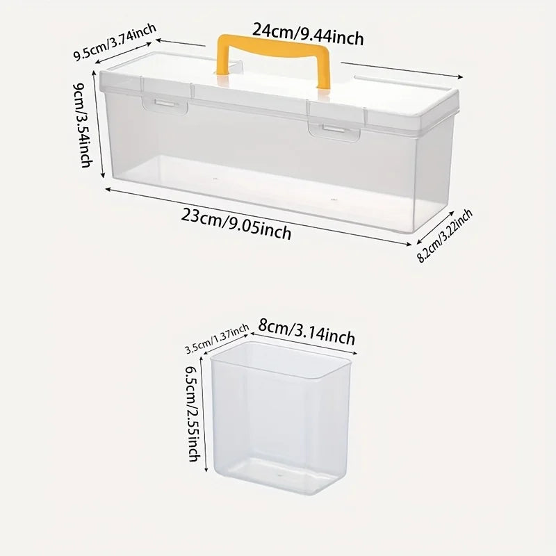 Transparent Tool Organizer Box