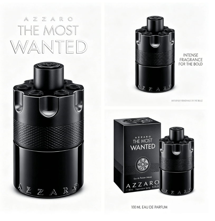 Azzaro The Most Wanted Eau de Parfum Intense for Men 100ml (3.38 oz) – New Sealed Box