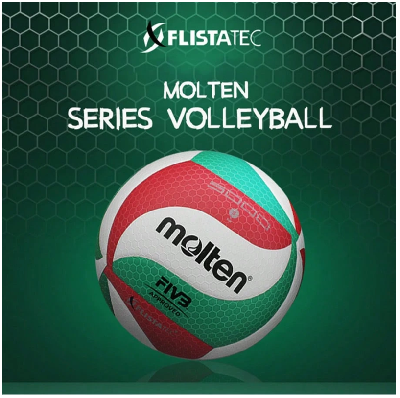 Molten V5M5000 FLISTATEC Volleyball Size 5 – Official Indoor PU Competition & Training Ball