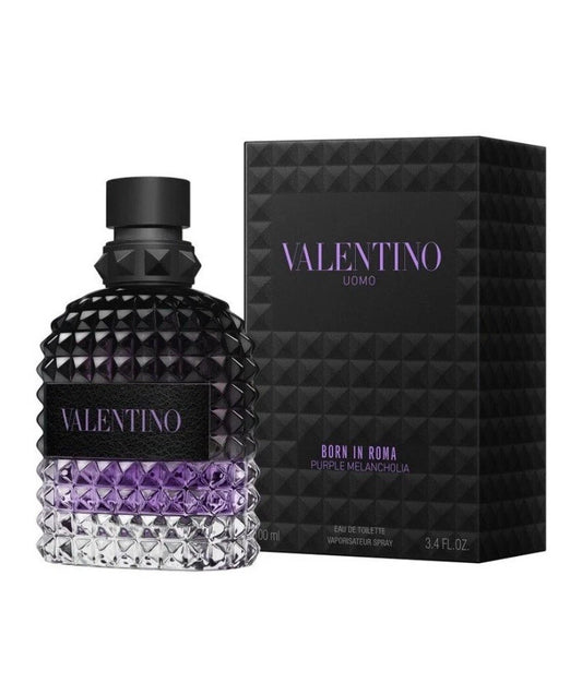 Valentino Uomo Born in Roma Purple Melancholia Eau de Toilette for Men 3.4 oz (100ml)