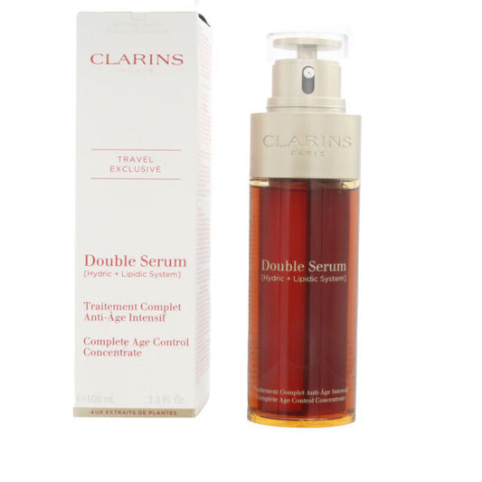 Clarins Double Serum Complete Age Control Concentrate 3.3 fl oz (100ml) – Anti-Aging Face Serum